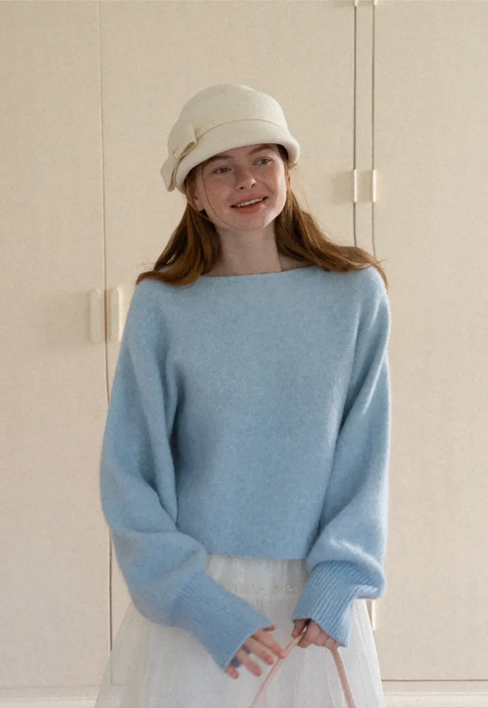Oversized Drop Shoulder Knit Sweater
