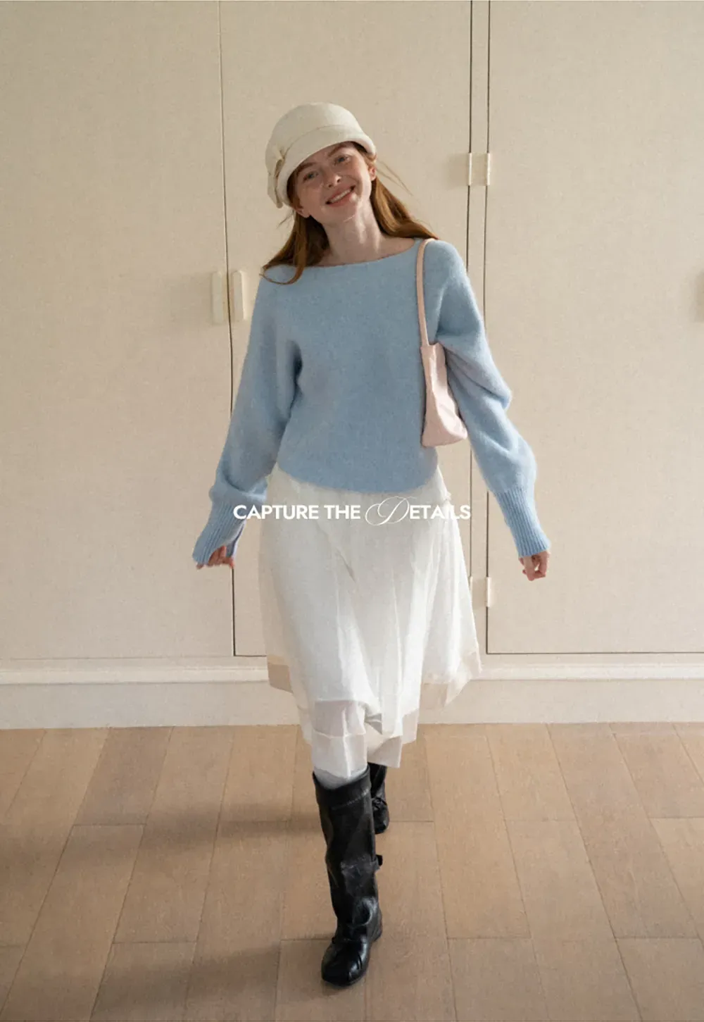Oversized Drop Shoulder Knit Sweater