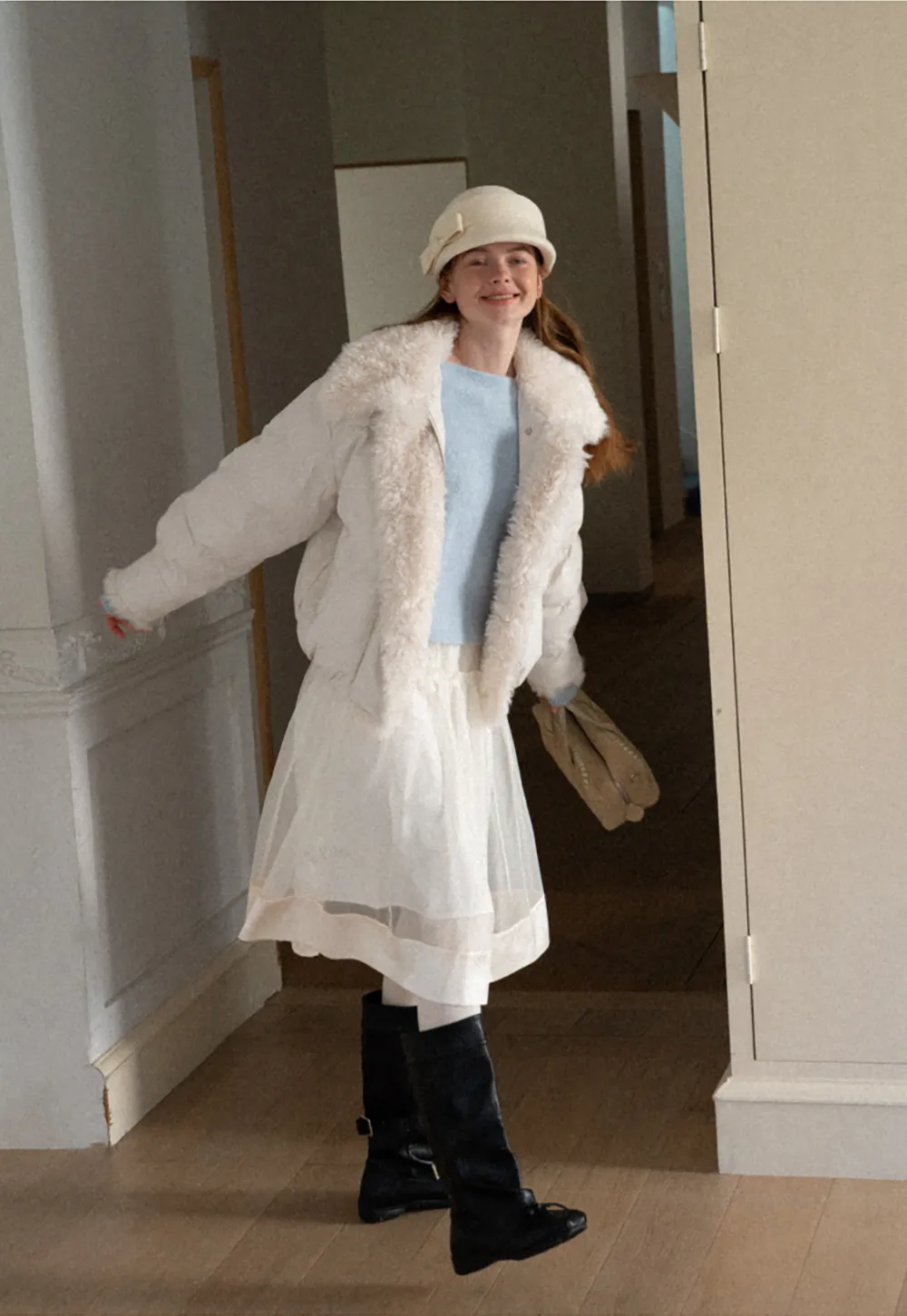 Oversized Drop Shoulder Knit Sweater
