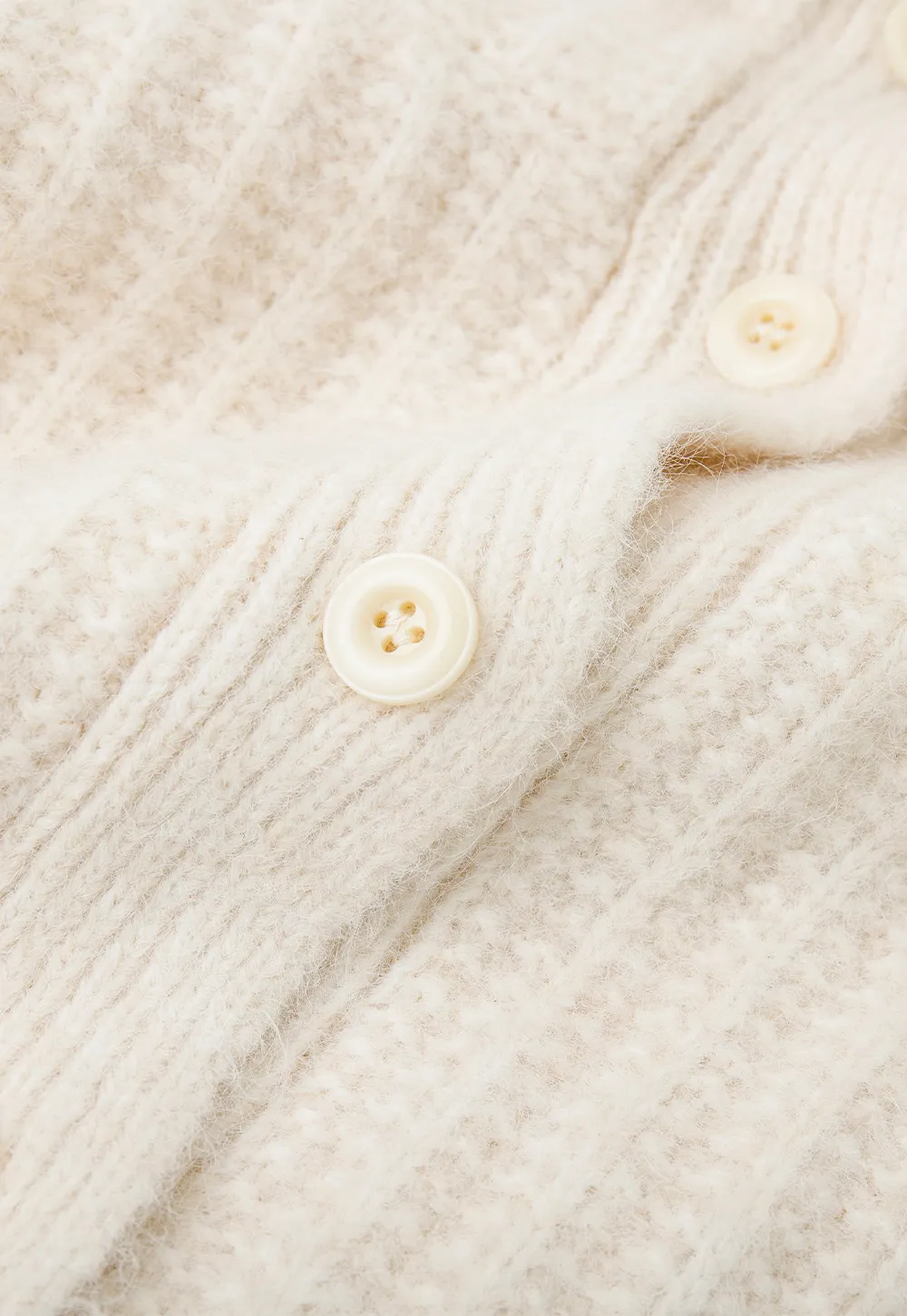 Oversized Ribbed Knit Cardigan Sweater