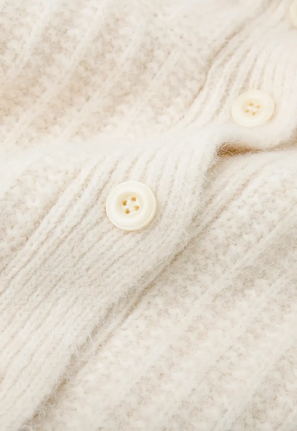 Oversized Ribbed Knit Cardigan Sweater