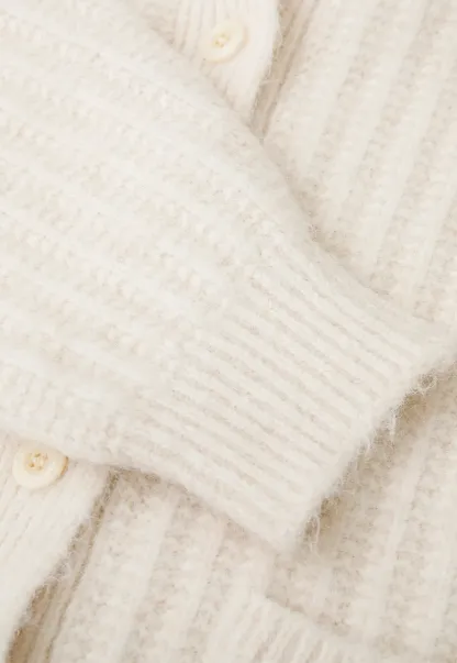 Oversized Ribbed Knit Cardigan Sweater