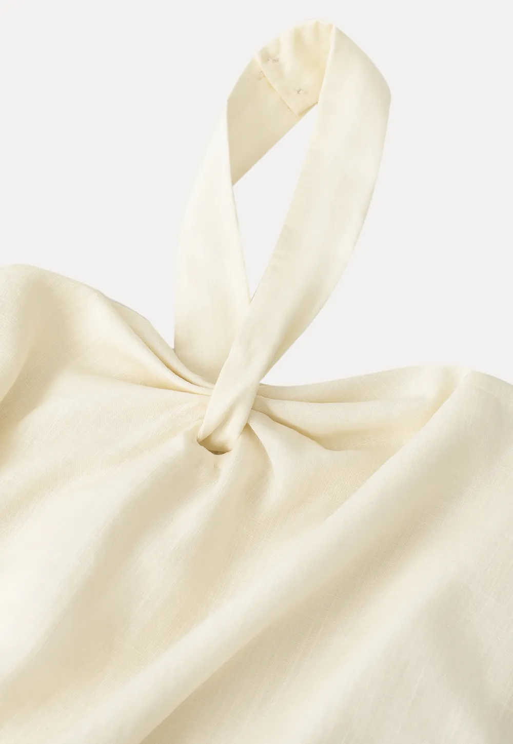 Halter neck top with layered ruffled skirt