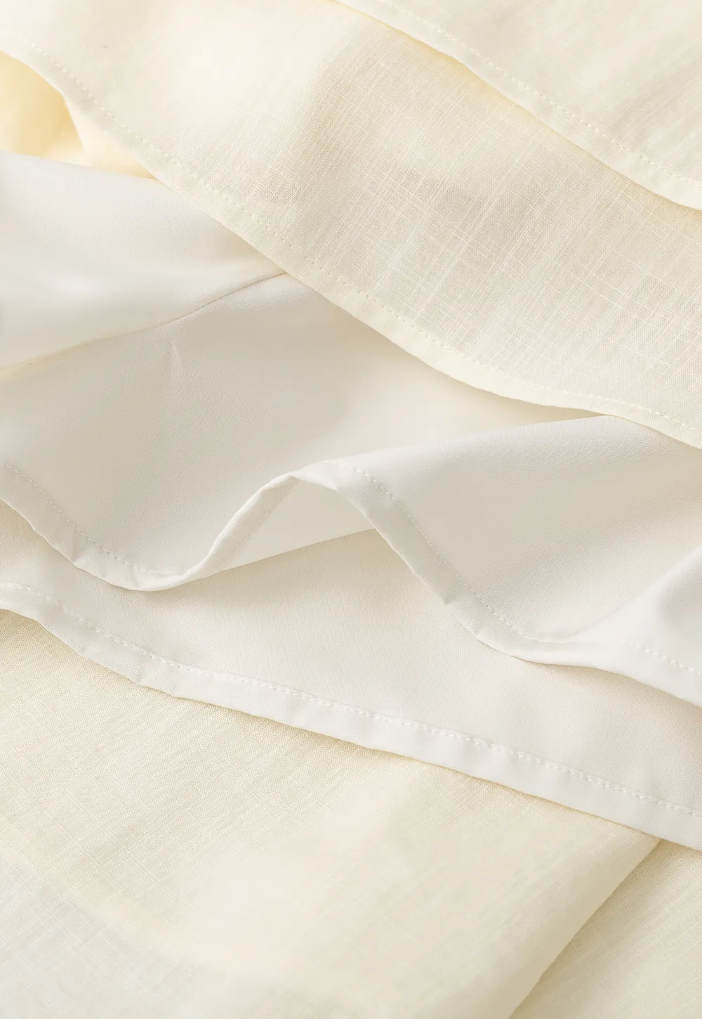 Halter neck top with layered ruffled skirt