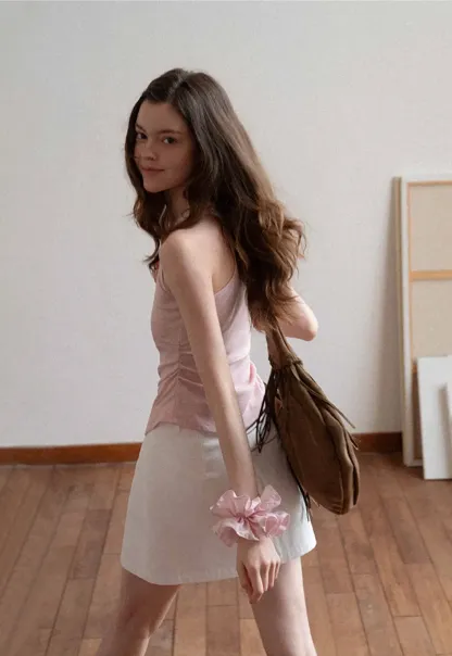 Button Front Sleeveless Top