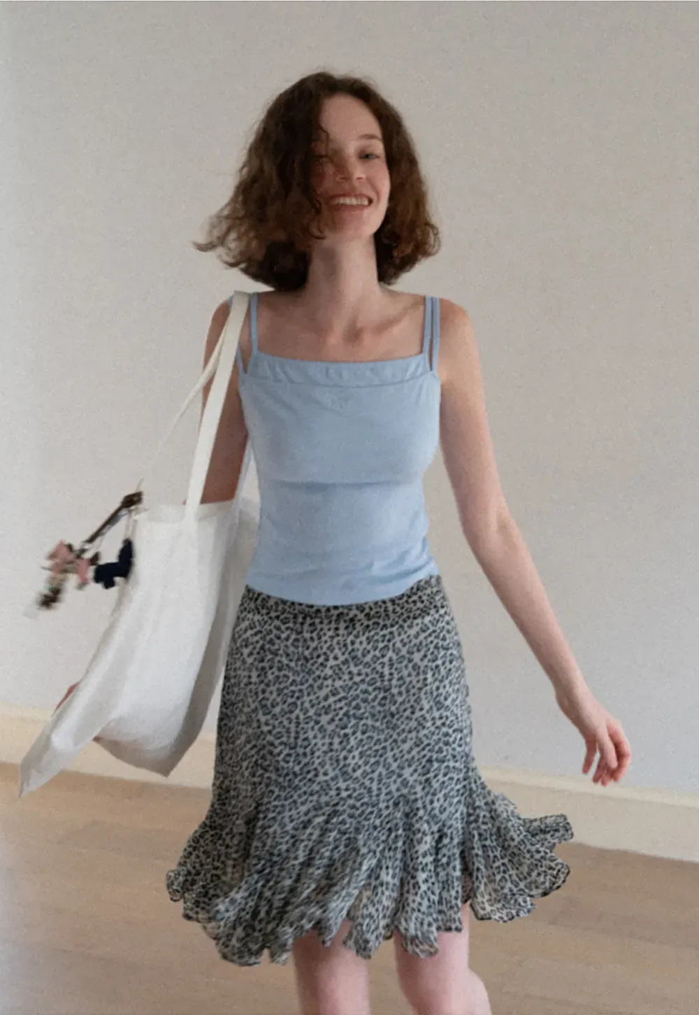 Square Neck Thin Strap Tank Top