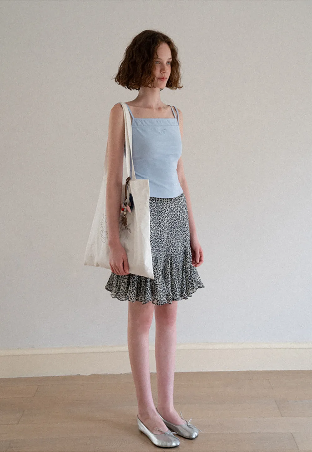 Square Neck Thin Strap Tank Top