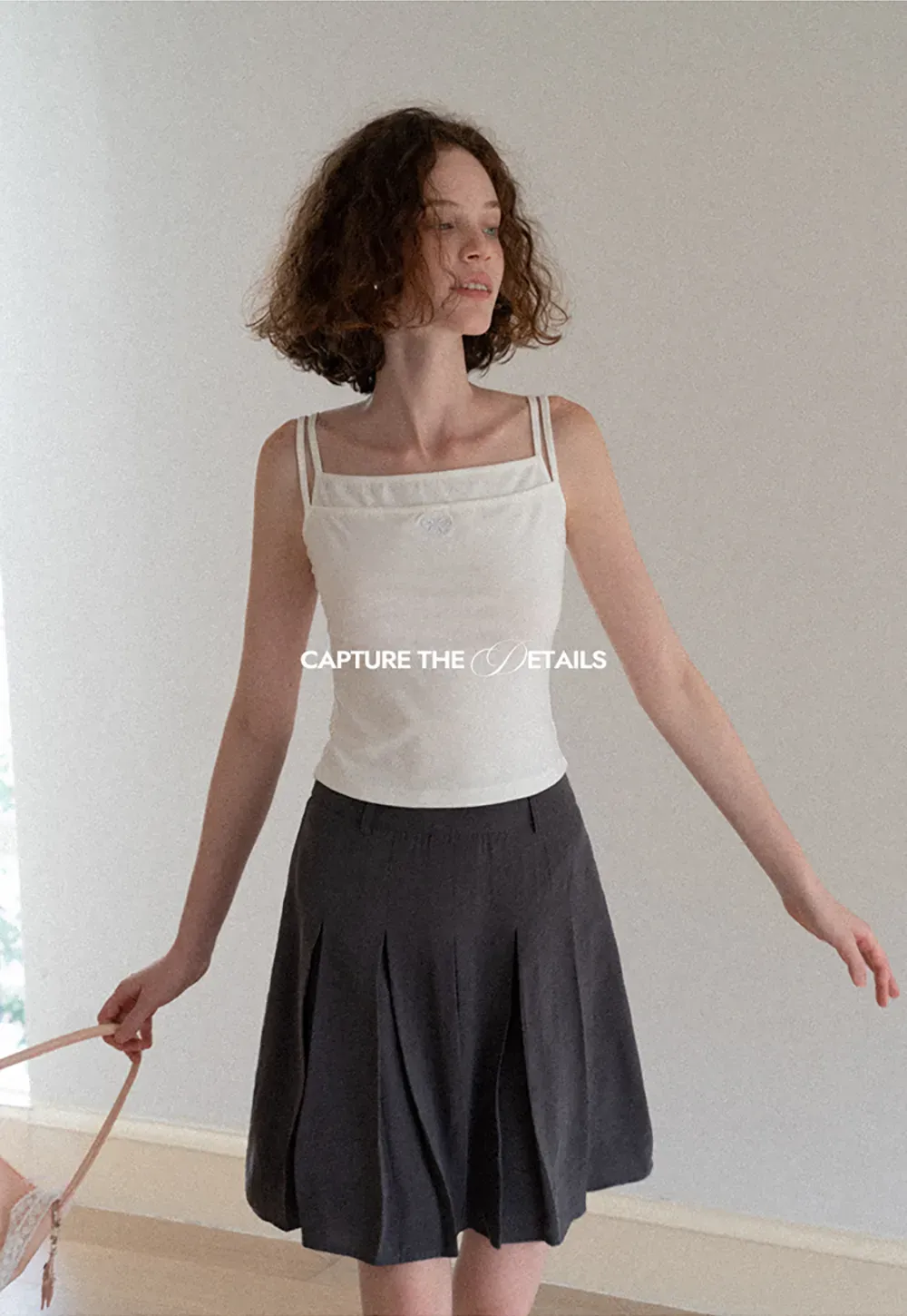 Square Neck Thin Strap Tank Top