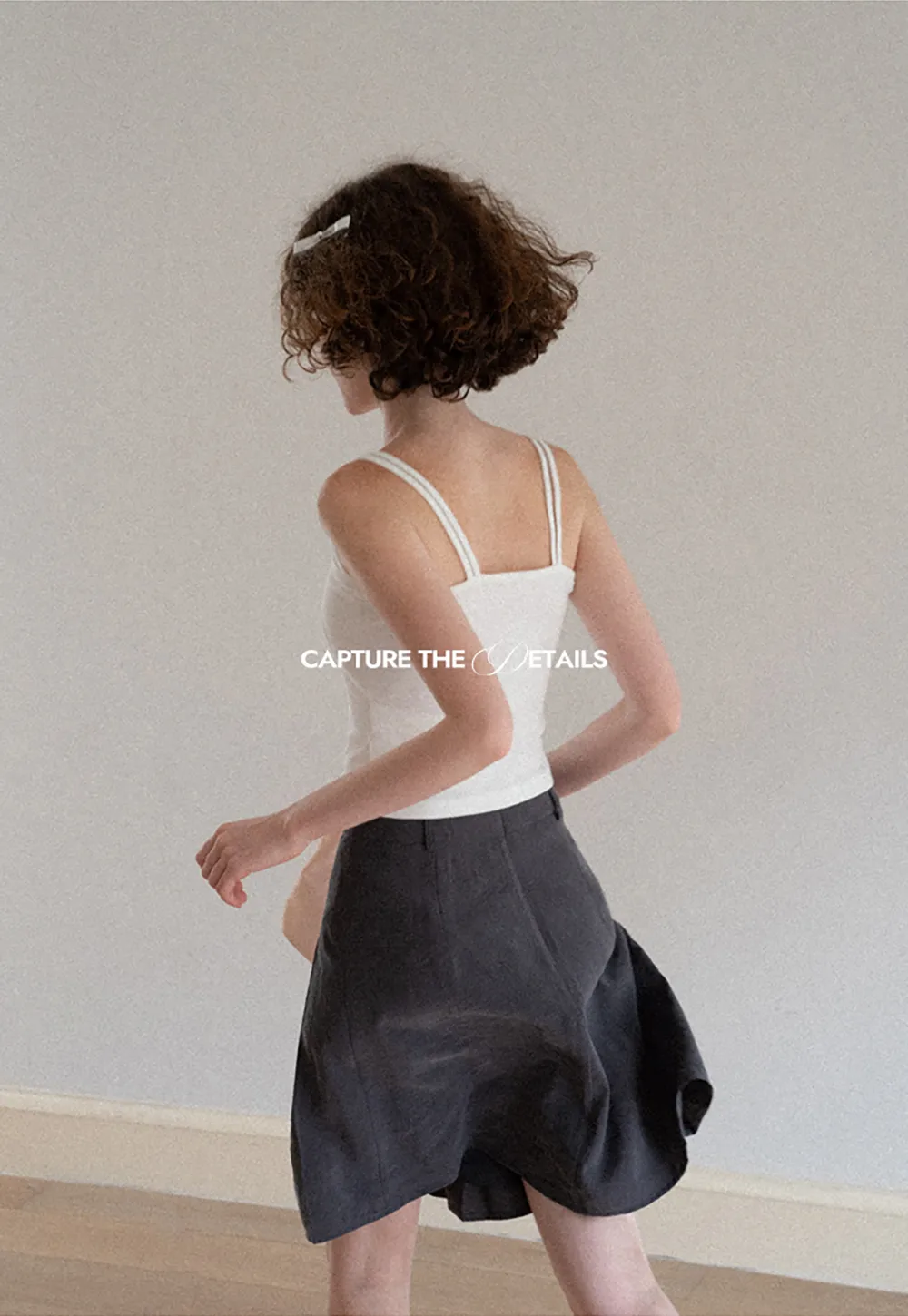 Square Neck Thin Strap Tank Top