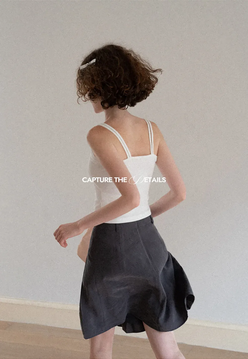 Square Neck Thin Strap Tank Top