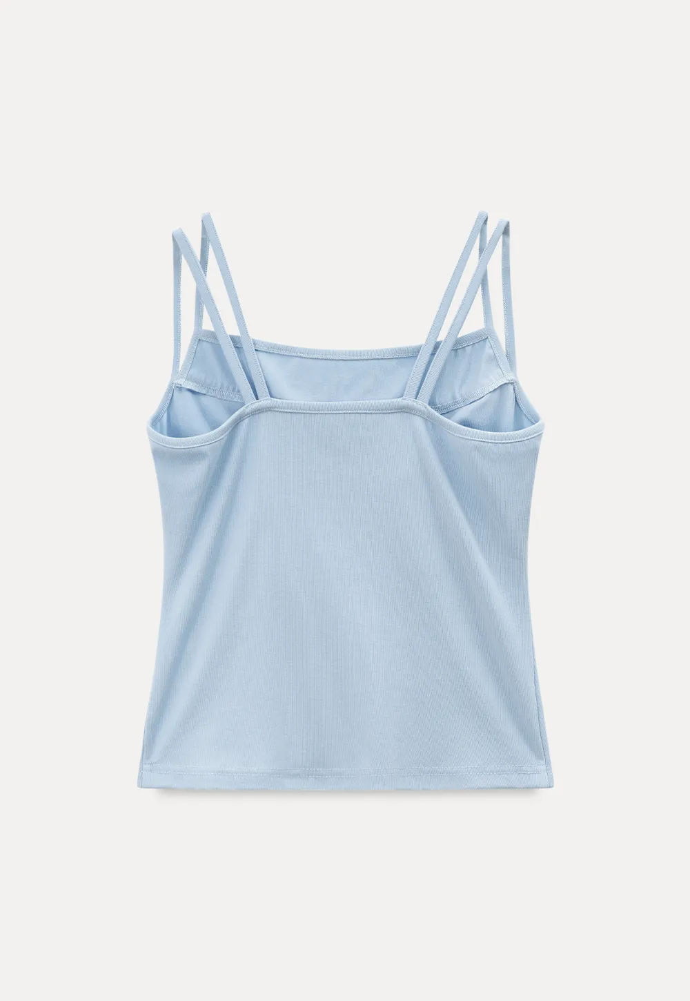 Square Neck Thin Strap Tank Top