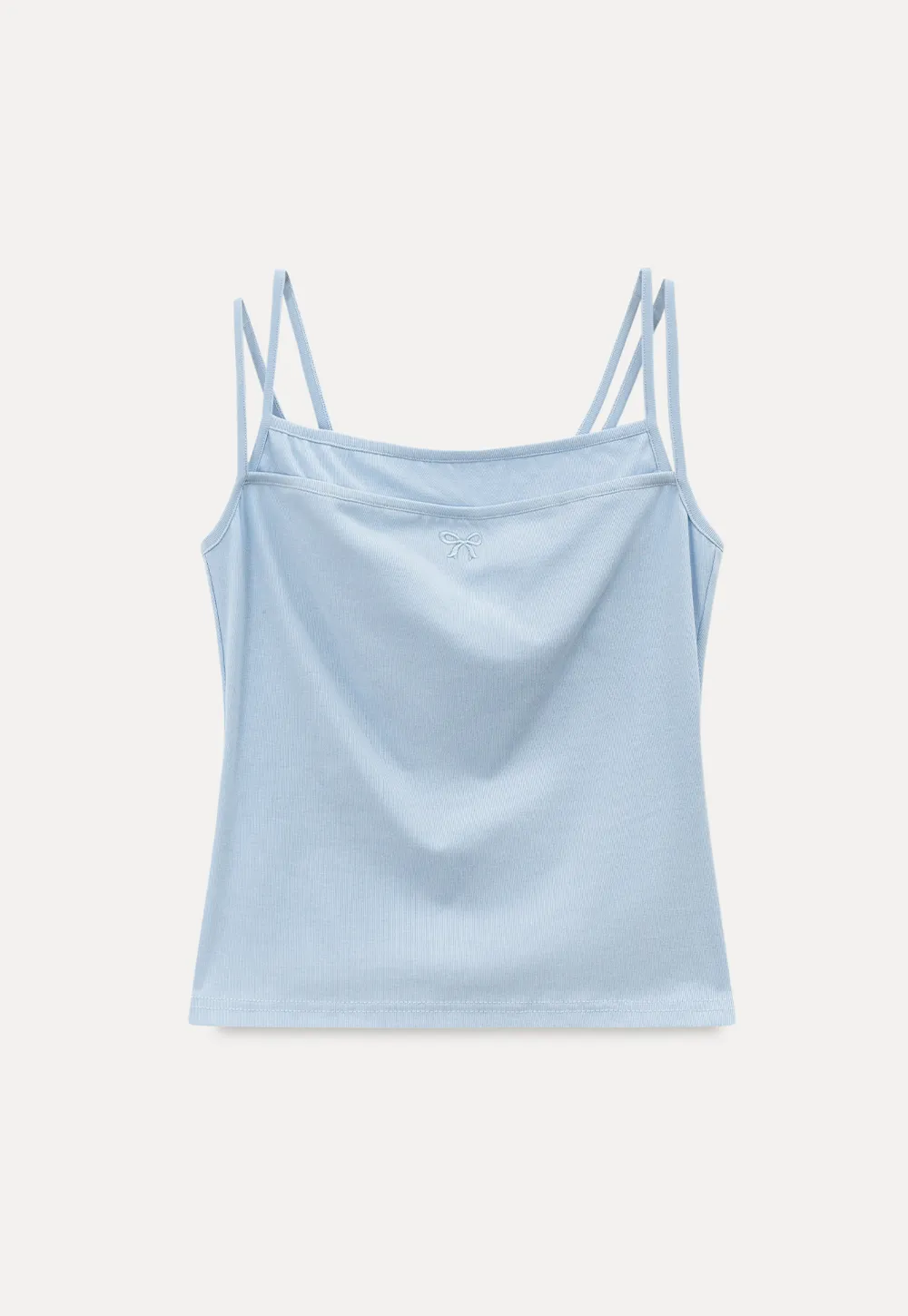 Square Neck Thin Strap Tank Top