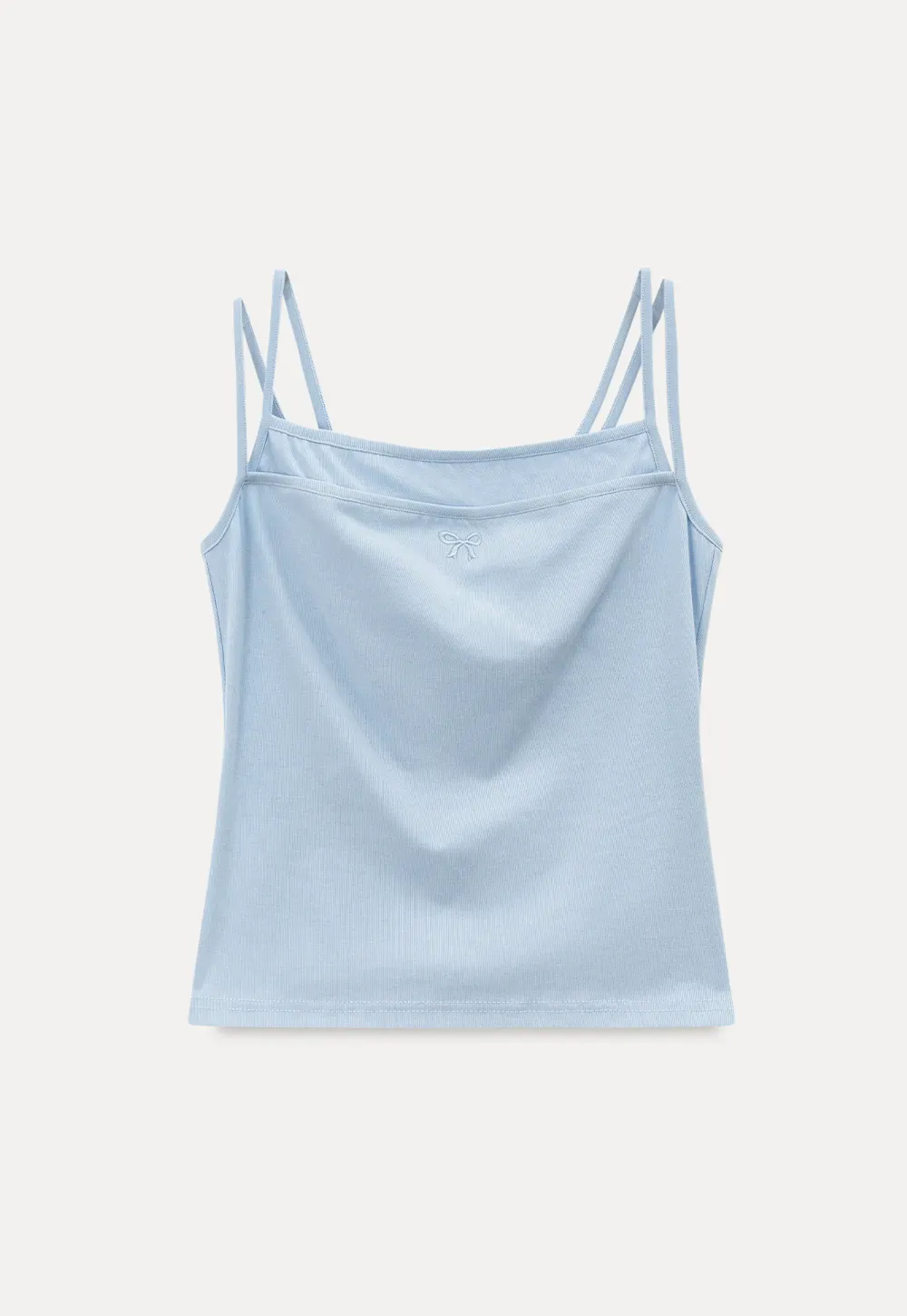 Square Neck Thin Strap Tank Top