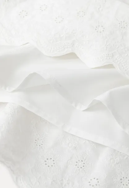 Scalloped Hem Sleeveless Top and Skirt Set