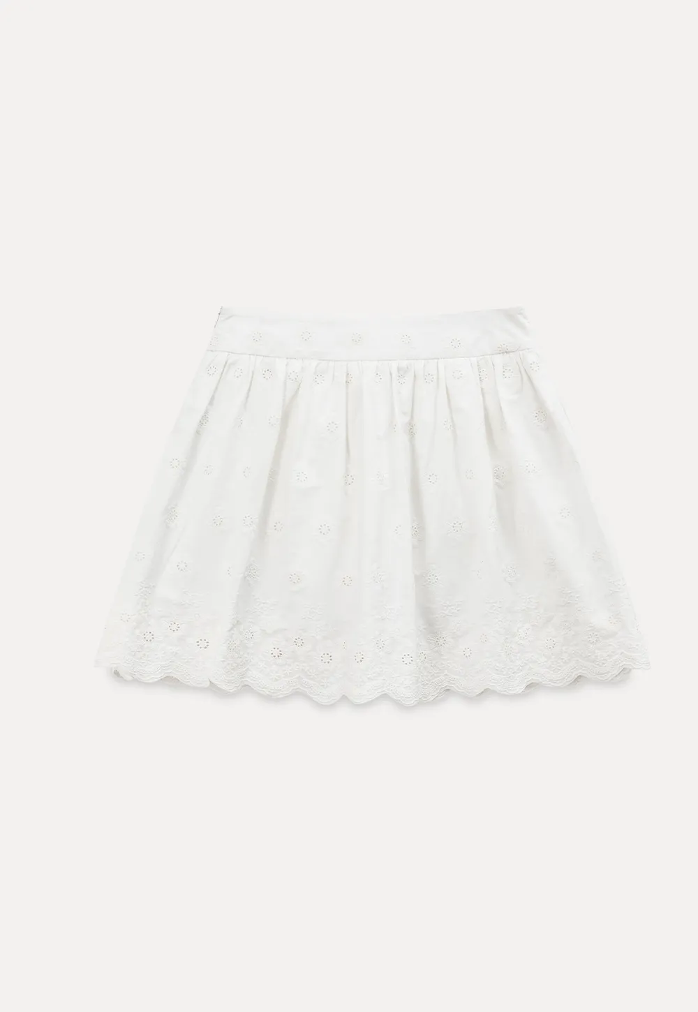 Scalloped Hem Sleeveless Top and Skirt Set