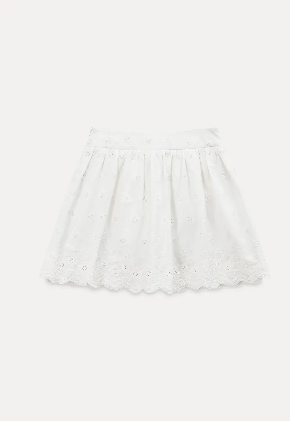 Scalloped Hem Sleeveless Top and Skirt Set