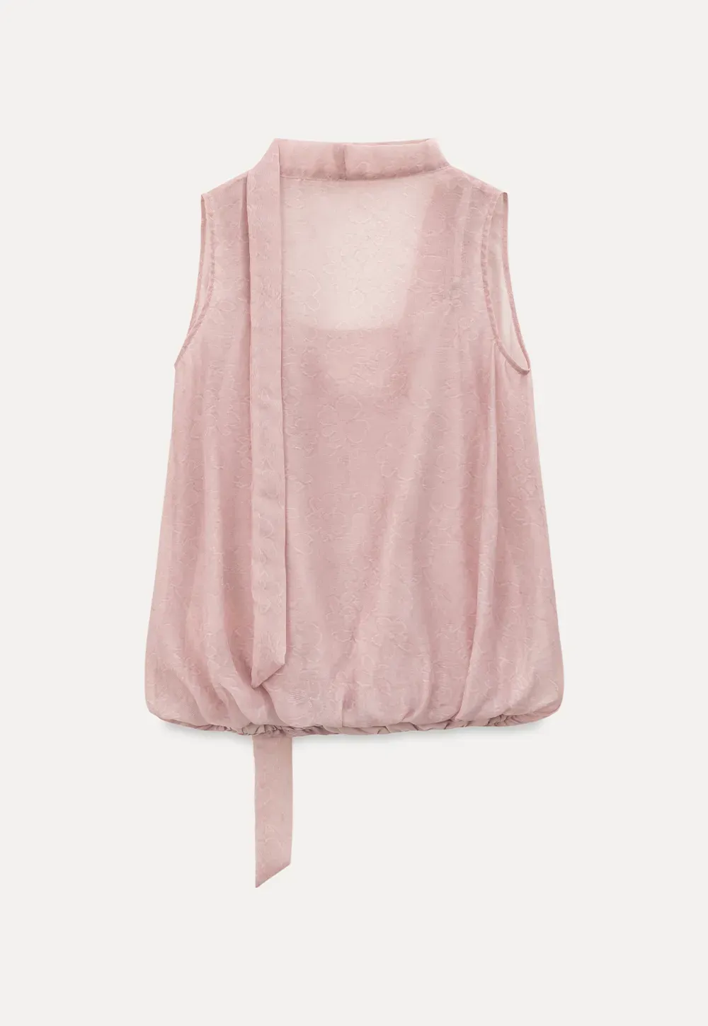 Wrap Neck Draped Sleeveless Top