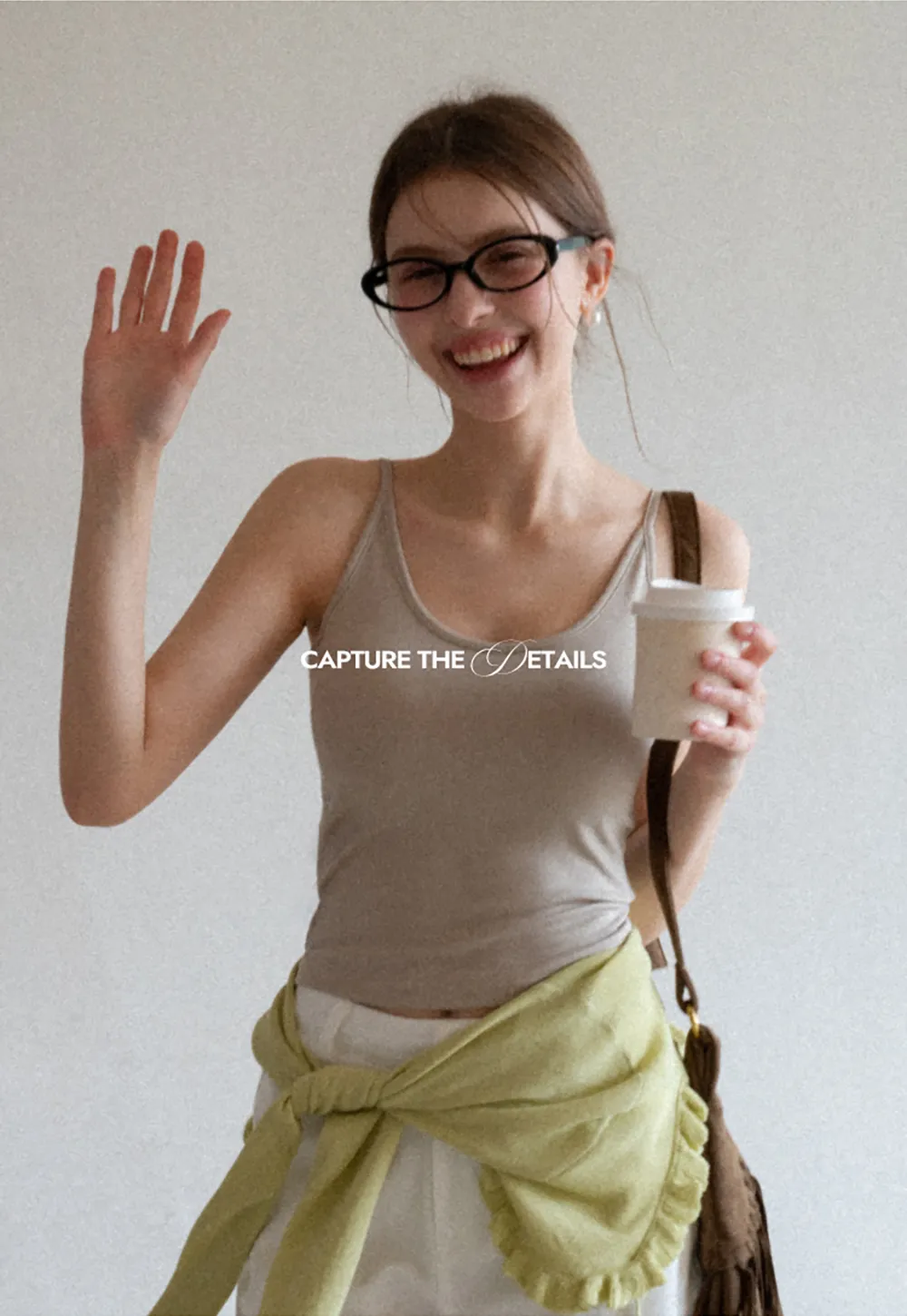 Lace Back Tank Top with Thin Straps