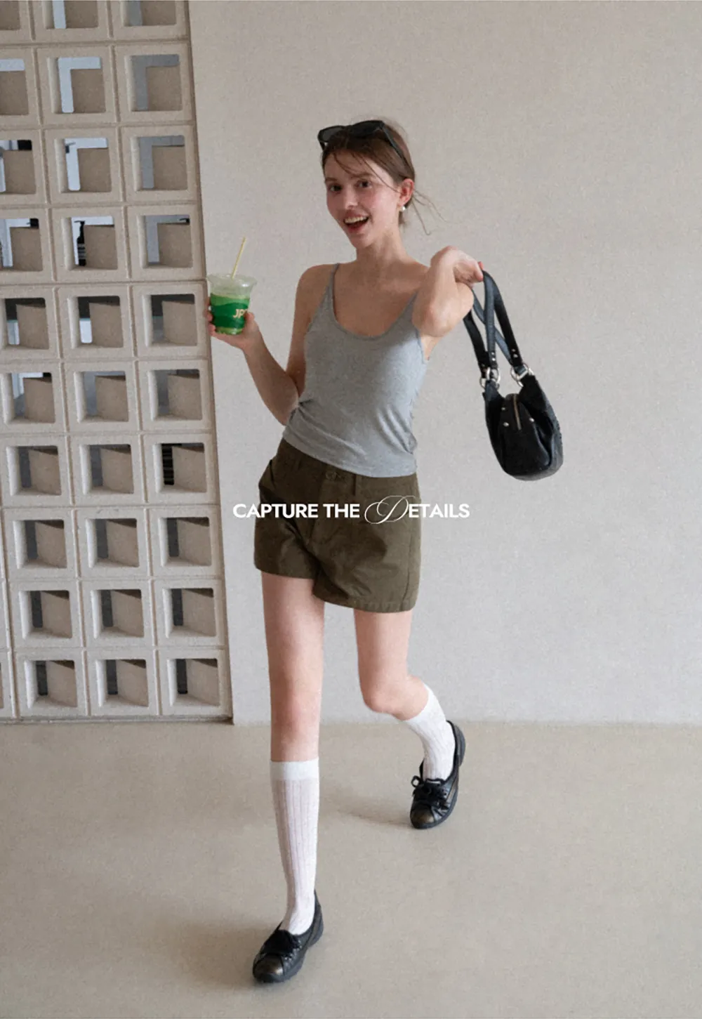 Lace Back Tank Top with Thin Straps