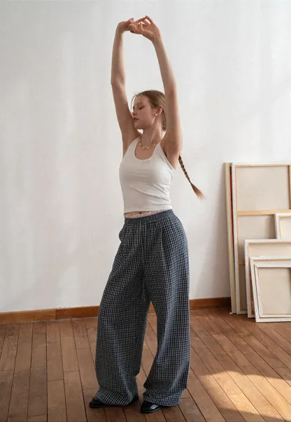 Lace Back Tank Top with Thin Straps