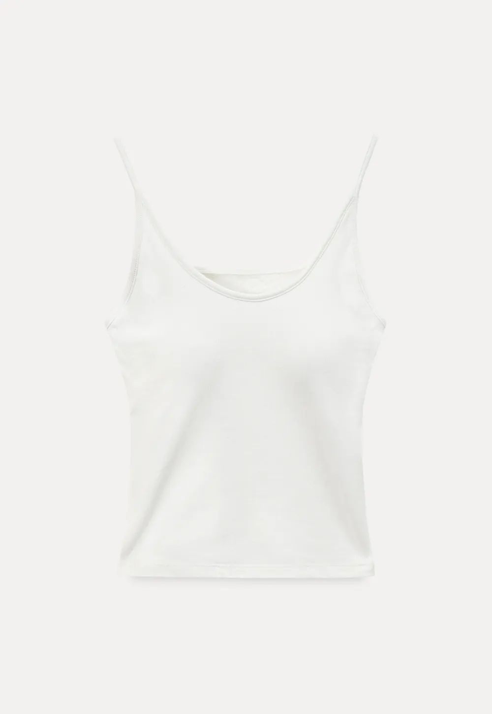 Lace Back Tank Top with Thin Straps