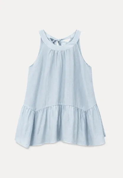 Ruffled Hem Sleeveless Top
