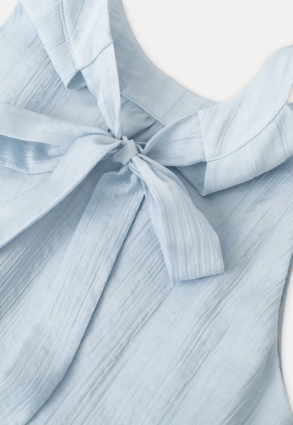 Ruffled Hem Sleeveless Top