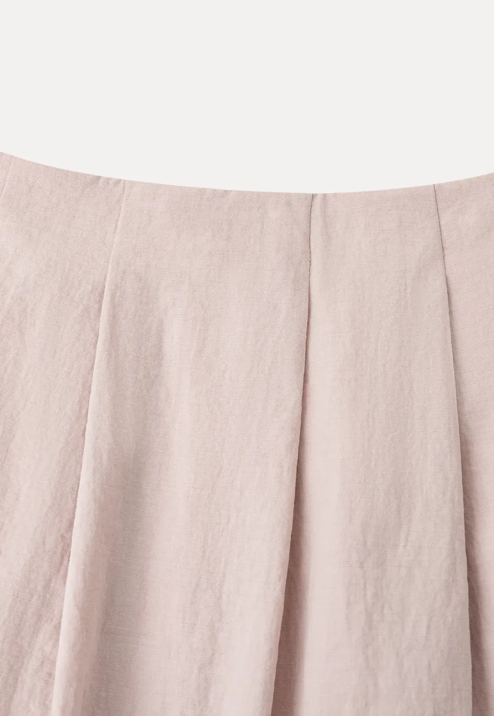 Square Neck Sleeveless Top With Pleated Midi Skirt Set