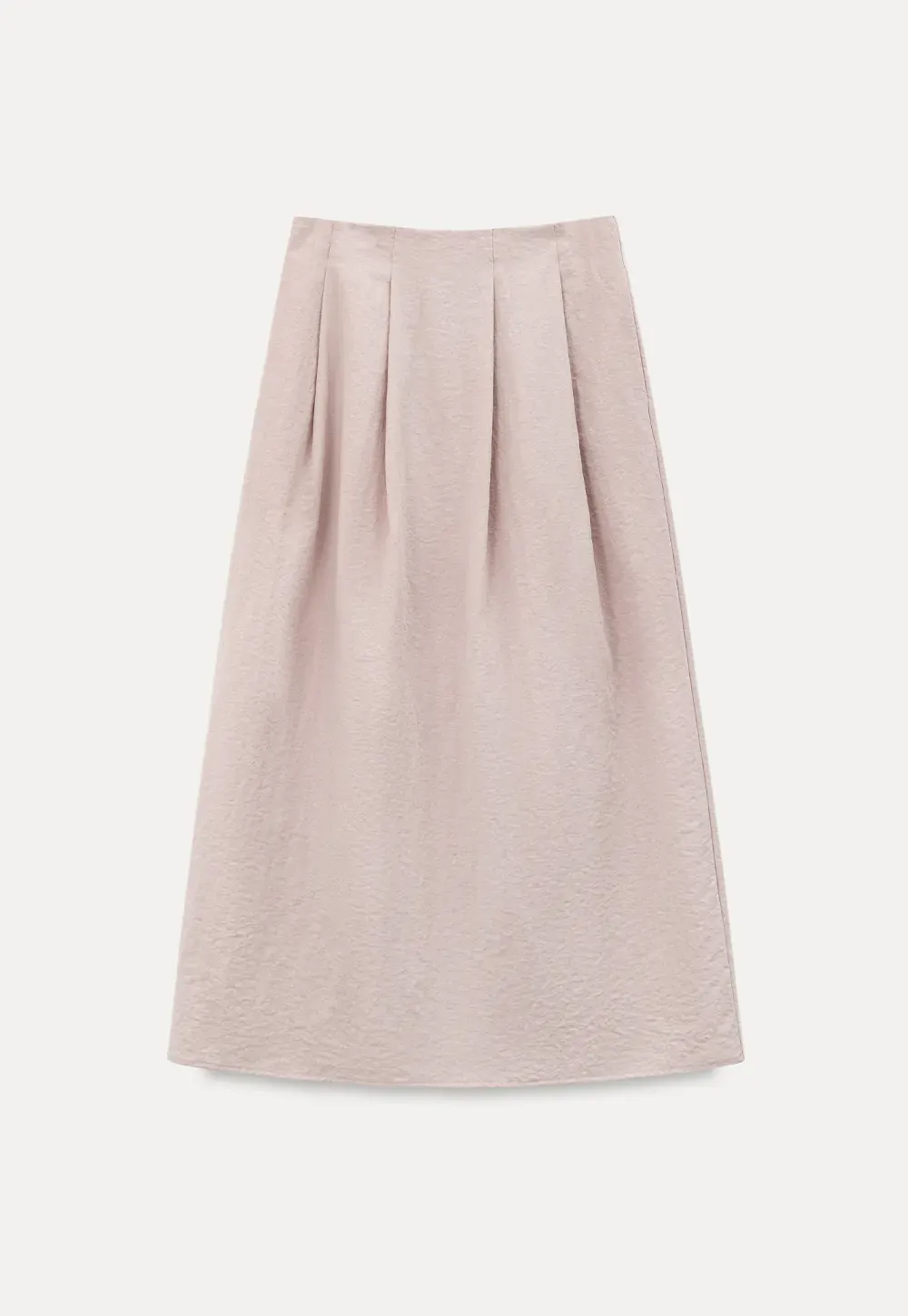 Square Neck Sleeveless Top With Pleated Midi Skirt Set