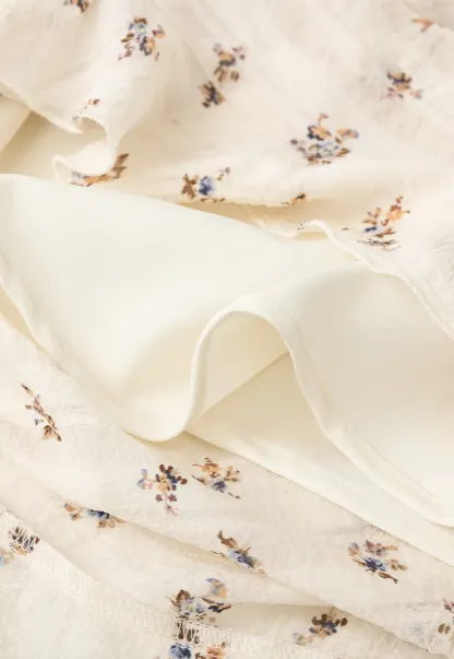 Floral Print Ruffled Asymmetrical Choker Tank Top