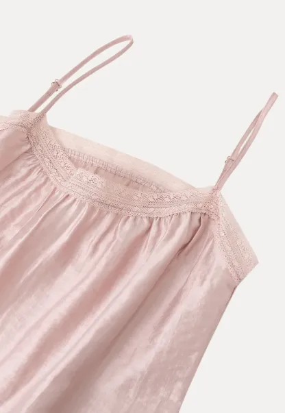 Sheer Layered Top with Floral Applique and Lace Trim