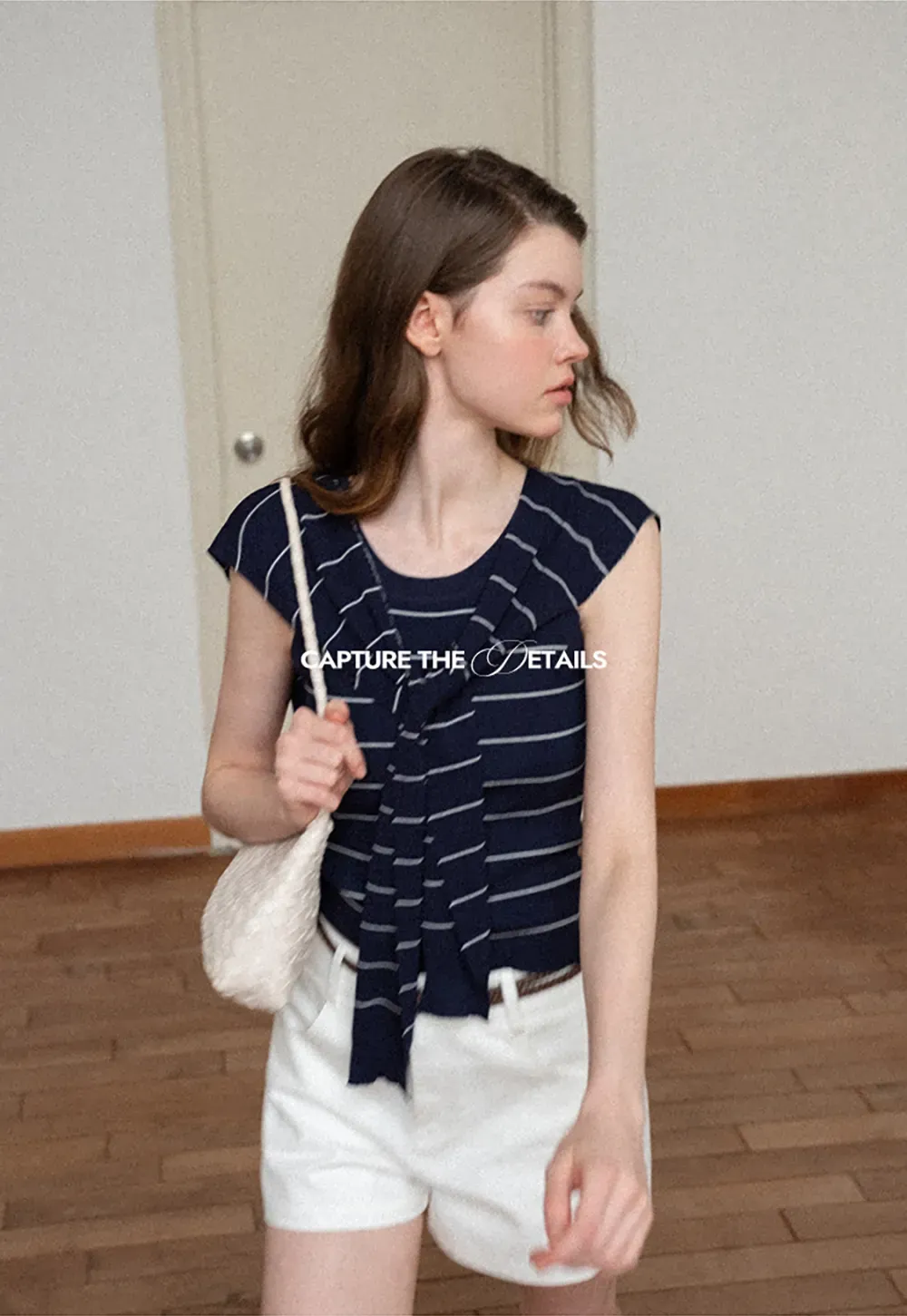 Horizontal Striped Ribbed Knit Tank Top