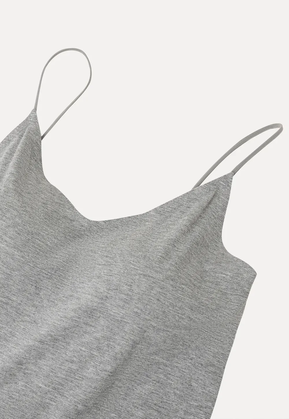 V Neck Cropped Spaghetti Strap Tank Top