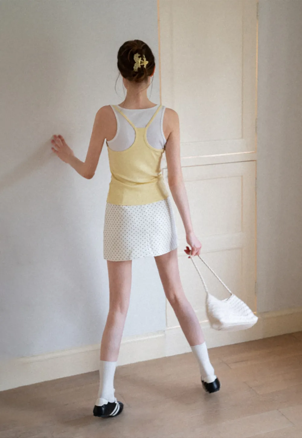 Contrast Trim Layered Tank Top