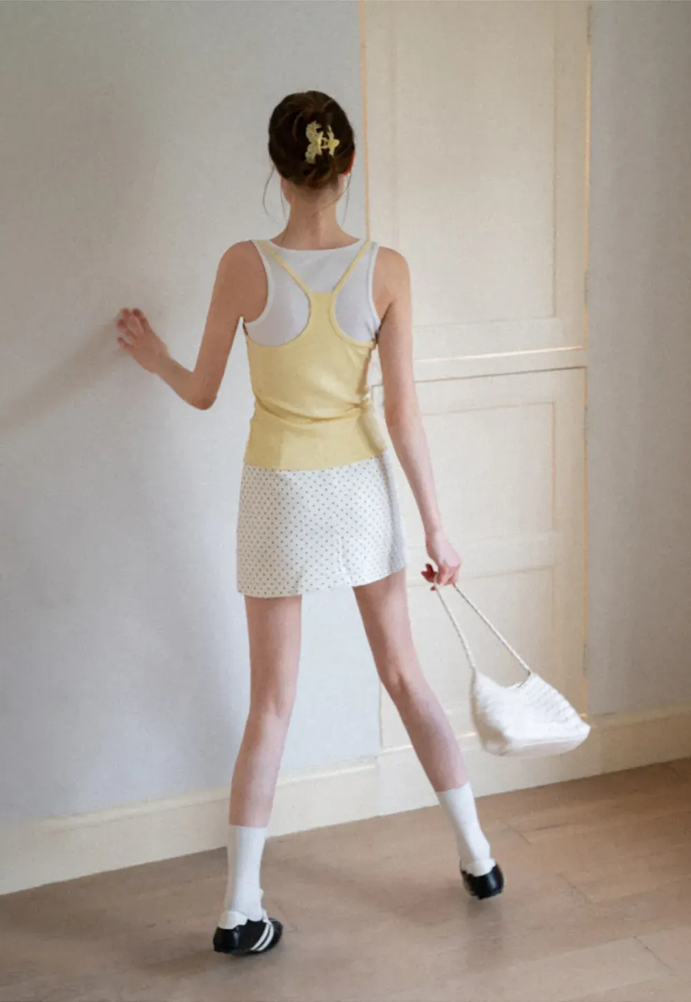 Contrast Trim Layered Tank Top