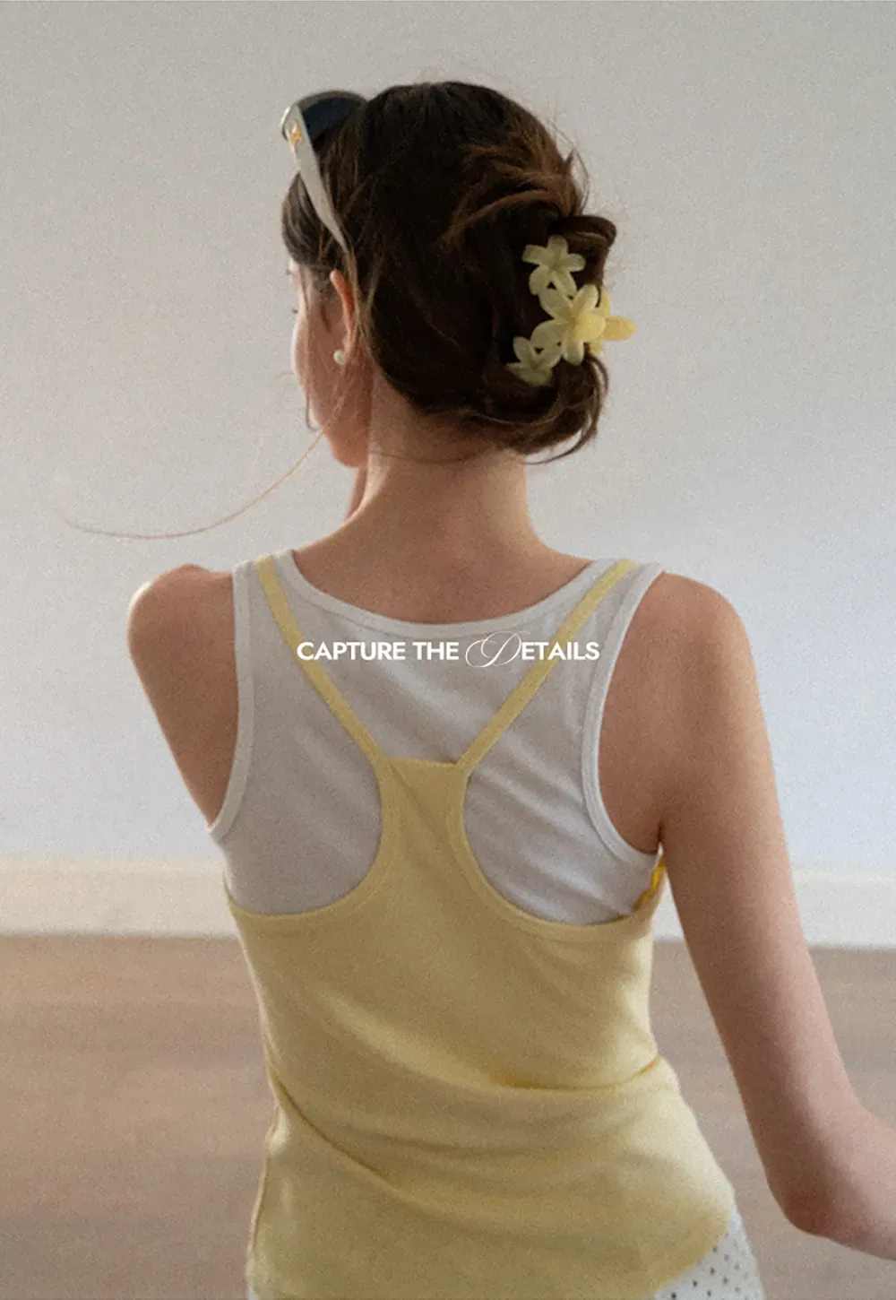 Contrast Trim Layered Tank Top