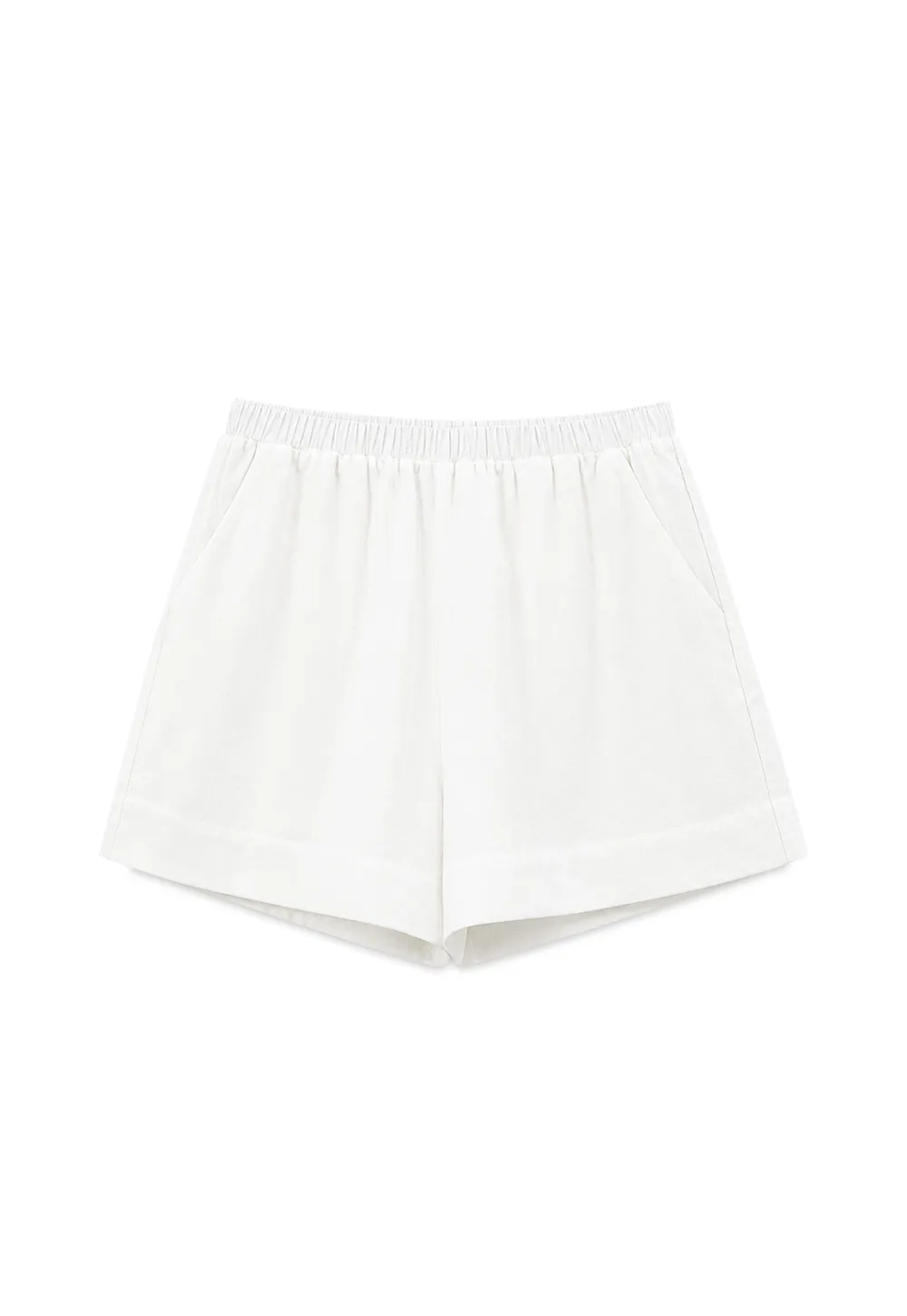 Ruffled Hem Sleeveless Top and Drawstring Waist Shorts