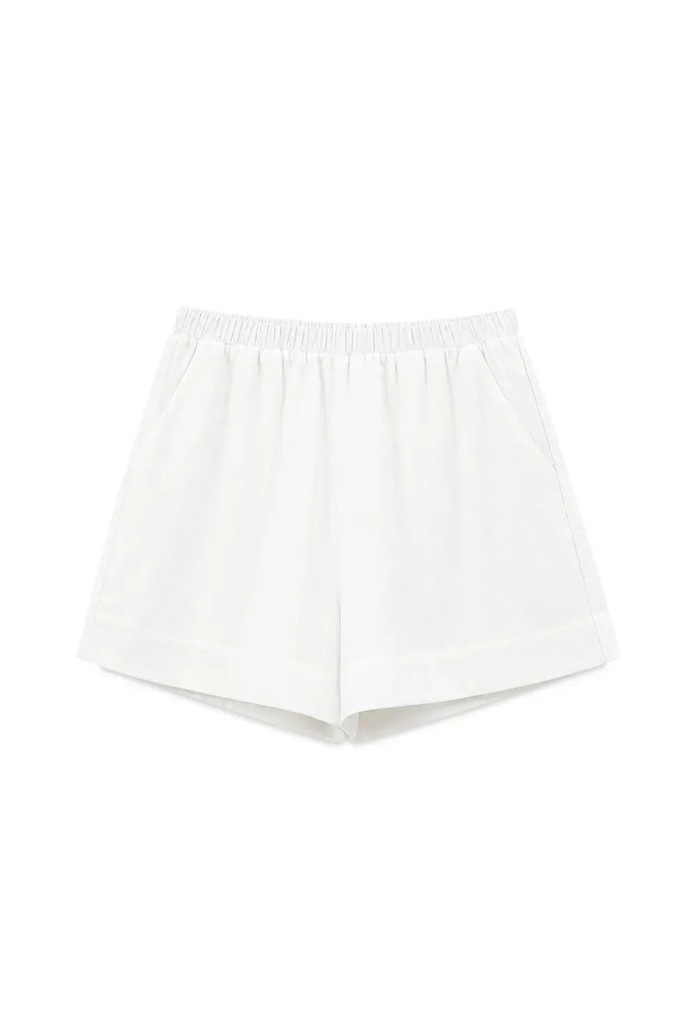 Ruffled Hem Sleeveless Top and Drawstring Waist Shorts