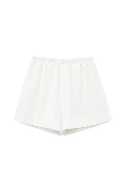 Ruffled Hem Sleeveless Top and Drawstring Waist Shorts