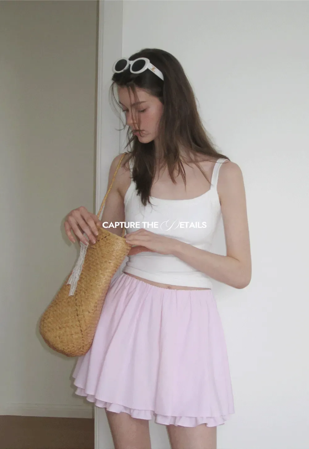 Cropped Square Neck Ribbed Knit Tank Top