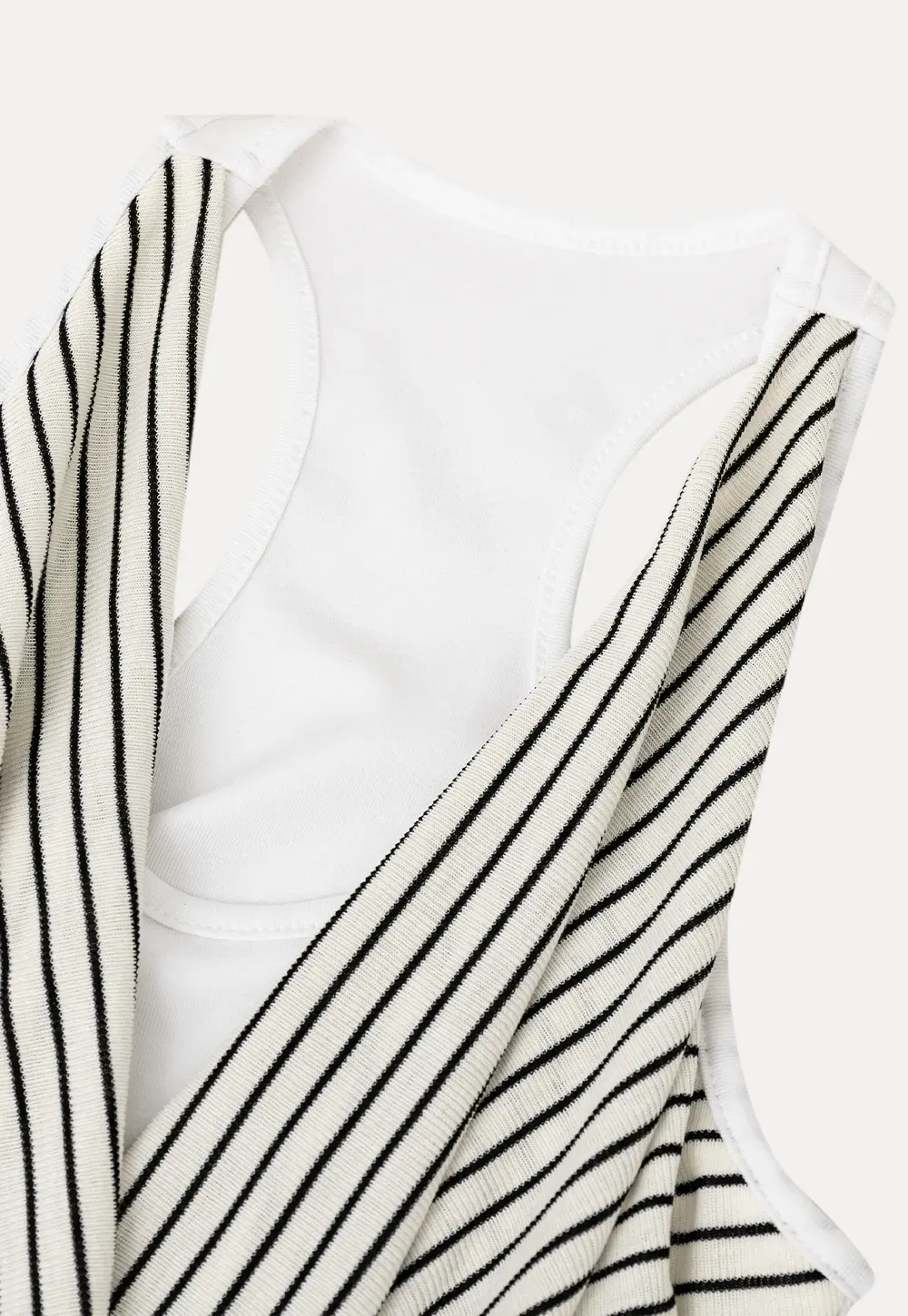 Draped Cowl Neck Sleeveless Top