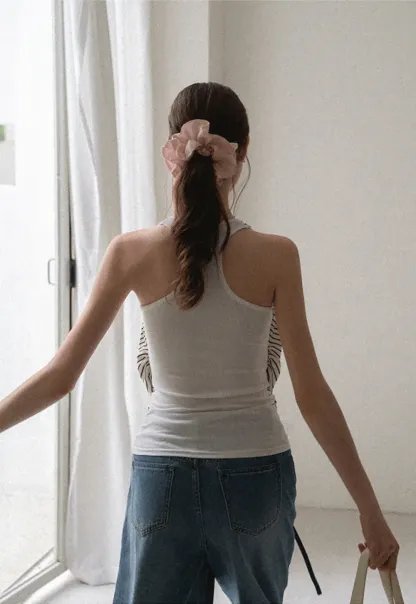 Draped Cowl Neck Sleeveless Top