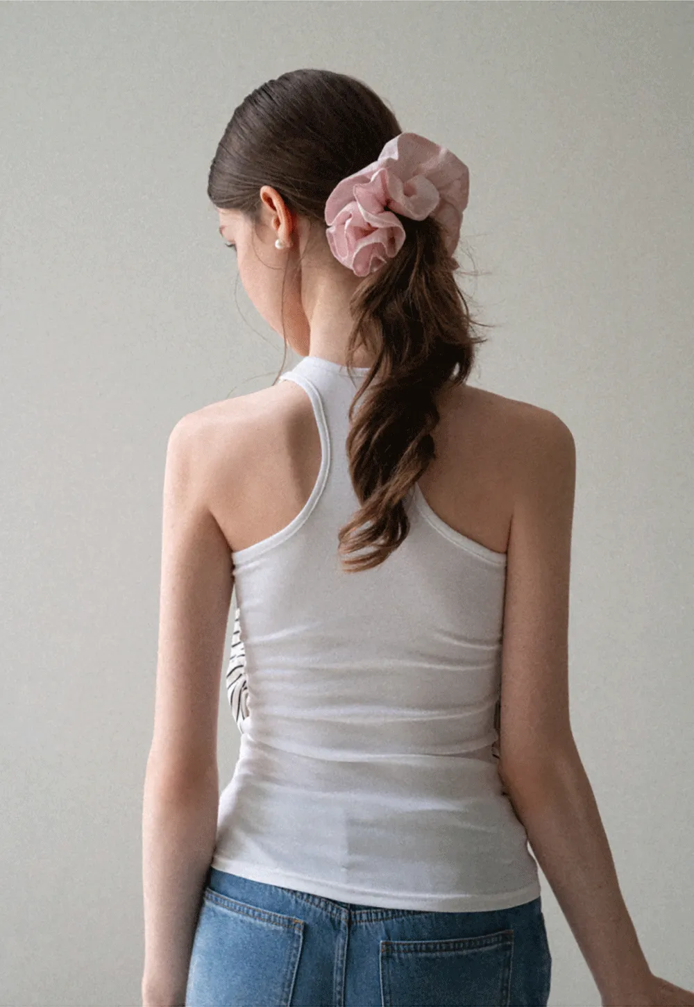 Draped Cowl Neck Sleeveless Top