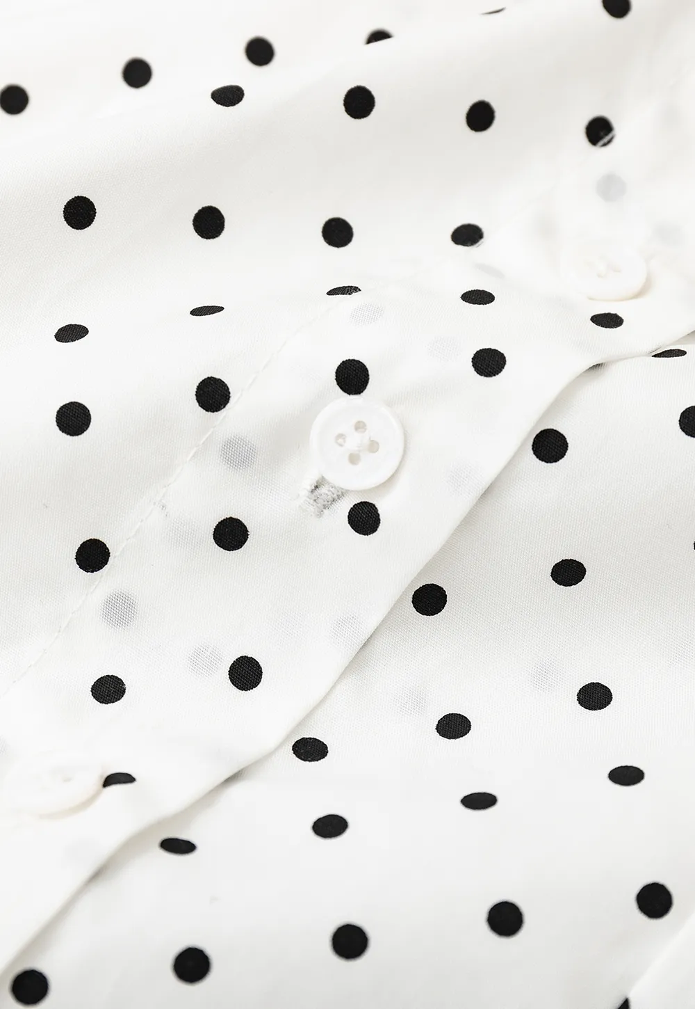 Polka Dot Sleeveless Top with Lace Collar