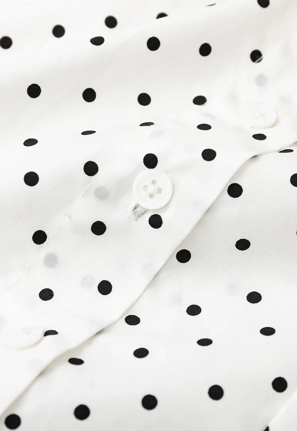 Polka Dot Sleeveless Top with Lace Collar