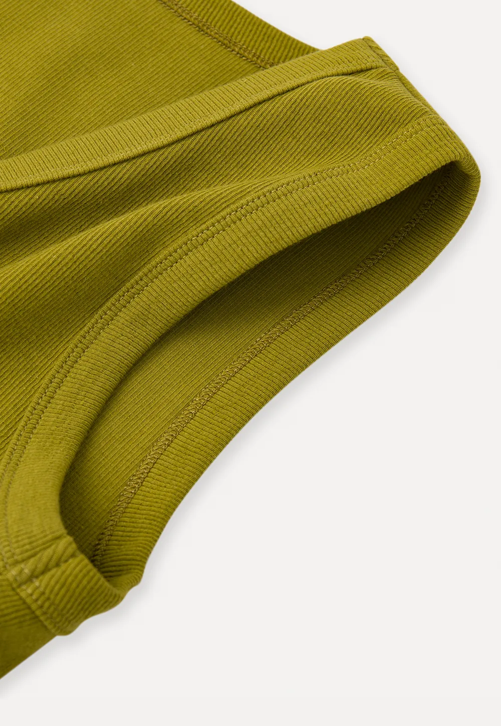 V Neck Ribbed Knit Cropped Tank Top
