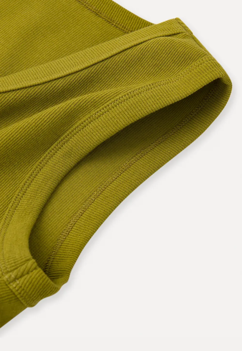 V Neck Ribbed Knit Cropped Tank Top