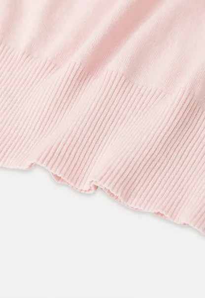 Polo Collar Sleeveless Knit Tank Top