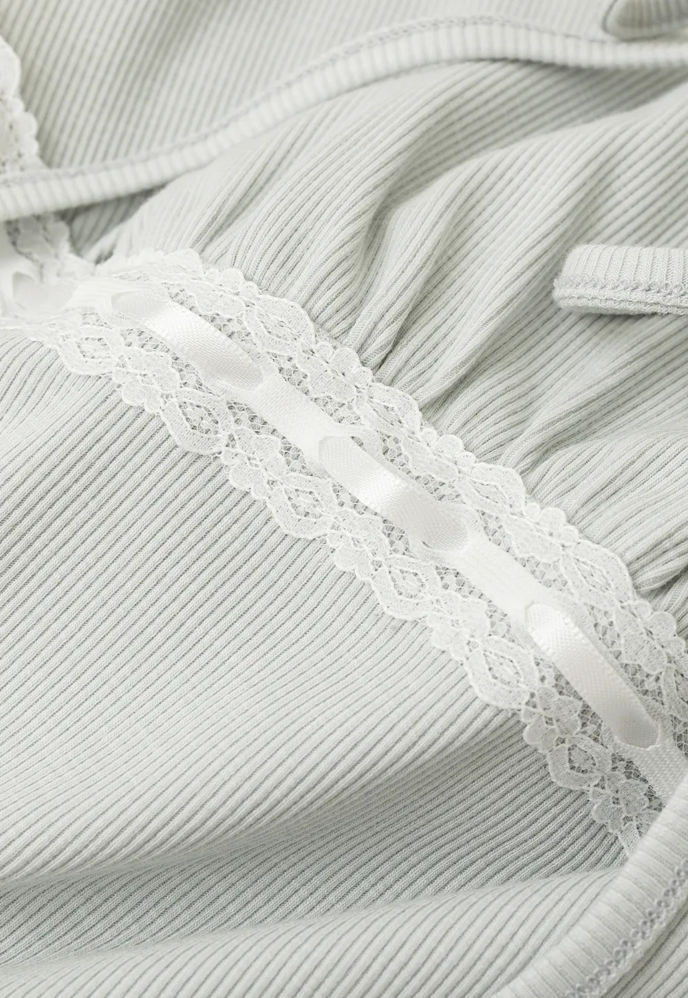 V Neck Drawstring Knit Tank Top