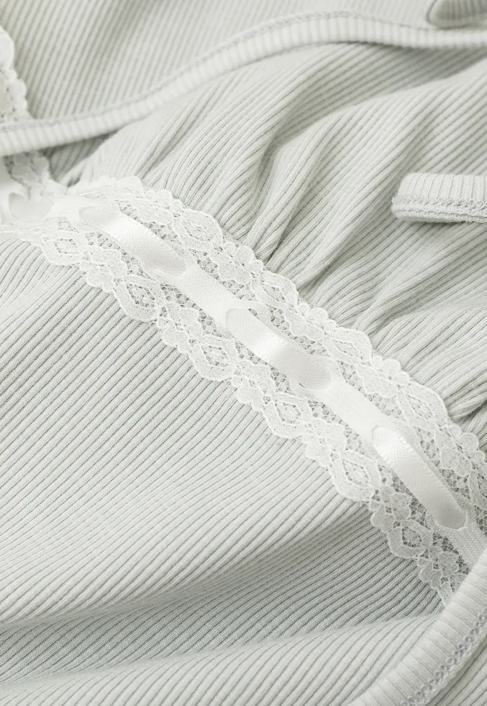 V Neck Drawstring Knit Tank Top